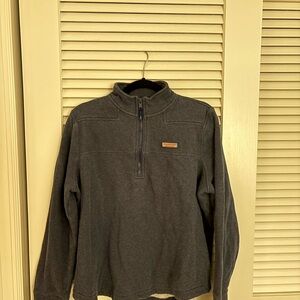 Vineyard Vines Gray Zip Up Sweater Fleece